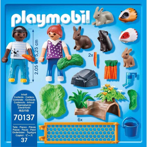 Playmobil 70137 kinderen met kleine dieren
