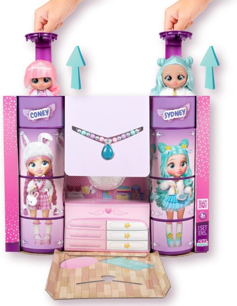 Cry Babies BFF set met 2 verzamelbare modepoppen Coney & Sydney