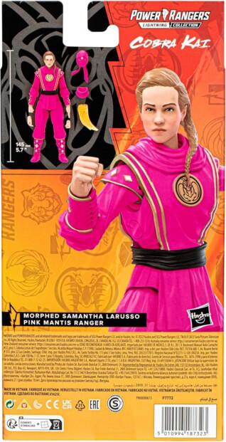 Hasbro Power Rangers Morphed Samantha LaRusso actiefiguur beweegbaar
