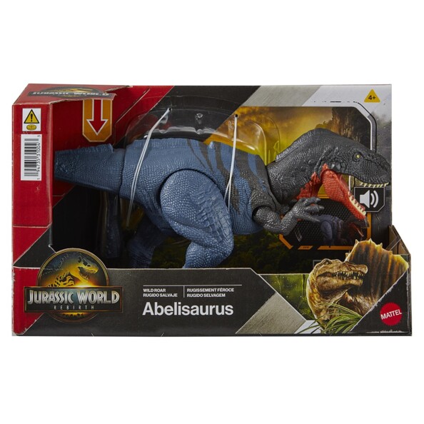 Jurassic World Abelisaurus beweegbare dinosaurusfiguur met geluid
