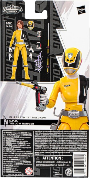 Hasbro Power Rangers Lightning Collection S.P.D. Gele Ranger actiefiguur