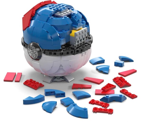 Mega Construx Pokémon bouwset van een grote Poké Ball