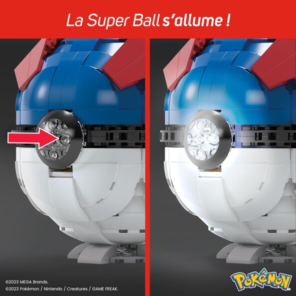 Mega Construx Pokémon bouwset van een grote Poké Ball