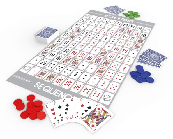 Tactisch familiespel met kaarten, pionnen en veel spanning