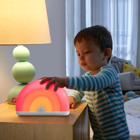 Fisher-Price Soothe & Glow Rainbow geluidsmachine en nachtlampje
