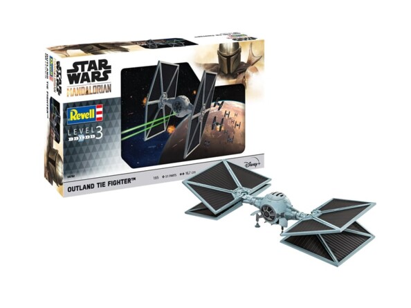 Star Wars The Mandalorian Outland TIE Fighter maquette Revell