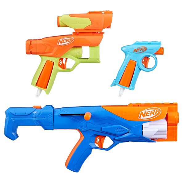 Nerf N Series Gear Up Pack met 3 blasters en 18 N1-darts