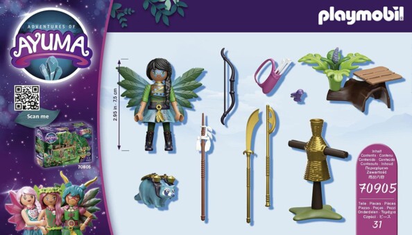 Playmobil Ayuma - starterpack met Knight Fairy en wasbeer