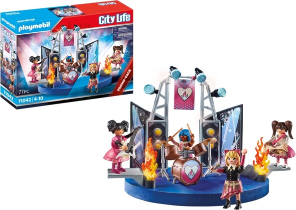 Playmobil City Life 71042  muziekgroep rock