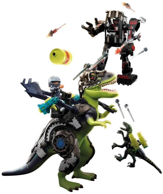 Playmobil Dino Rise Tyrannosaurus met gigantische robot