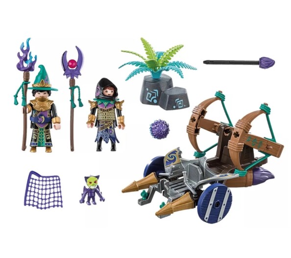 PLAYMOBIL Novelmore Violet Vale Véhicule catapulte 70748