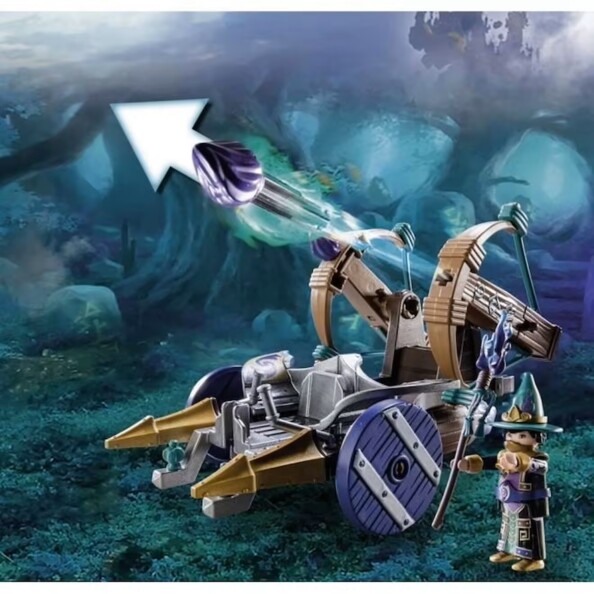 PLAYMOBIL Novelmore Violet Vale Véhicule catapulte 70748