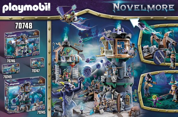 PLAYMOBIL Novelmore Violet Vale Véhicule catapulte 70748