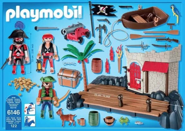 Playmobil Pirates Superset met fort