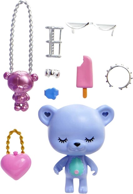 Barbie Extra Chic HHN13 pop met teddyprintjurk