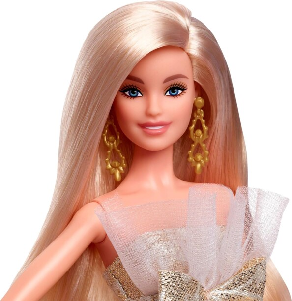 Barbie Holiday 2025 Blonde pop (feestelijke verzamelpop met elegante uitstraling