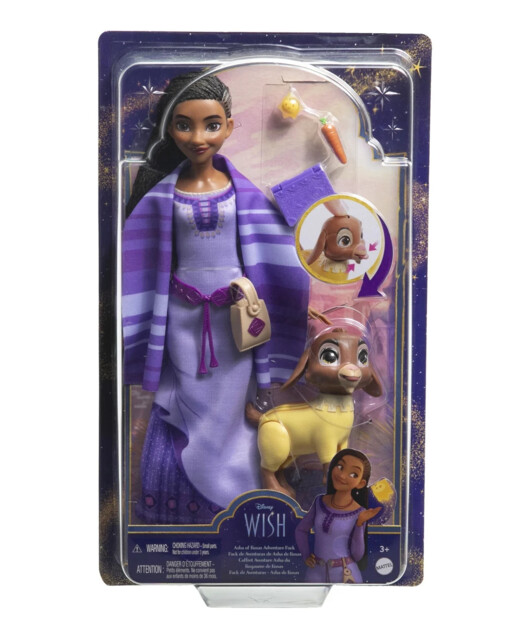 Mattel Disney Wish Asha of Rosas Adventure Pack