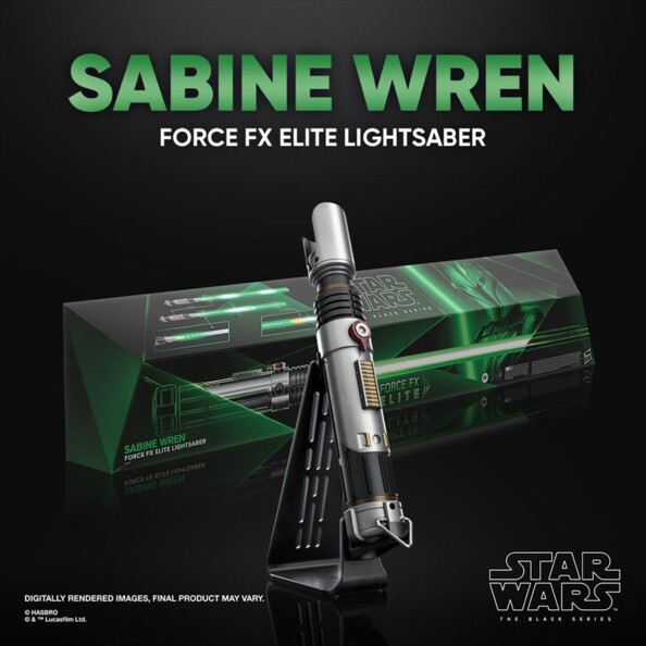 Hasbro Star Wars Force FX Elite elektronisch verzamellichtzwaard van Sabine
