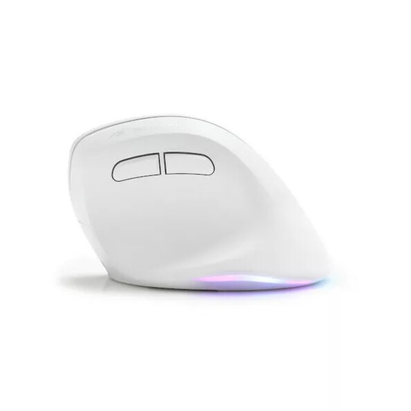 Bluestork Ergo Lumi White draadloze ergonomische muis