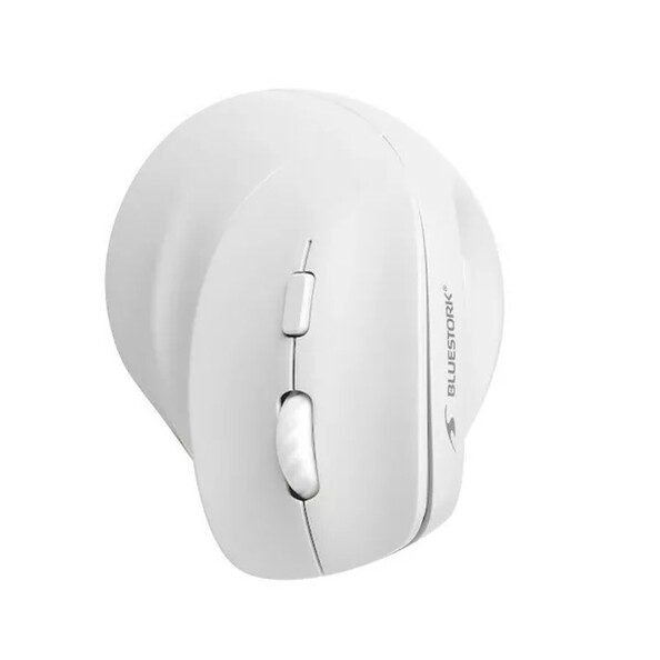 Bluestork Ergo Lumi White draadloze ergonomische muis