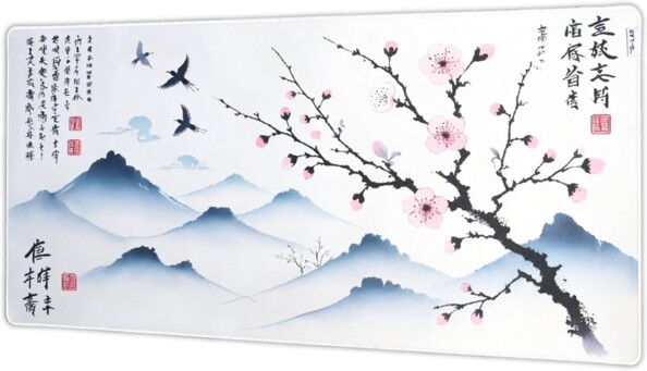 PAD SAKURA XXL gaming muismat 900 x 400 mm met Japans design