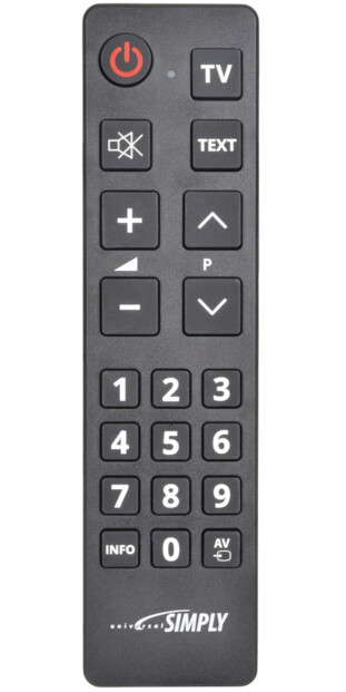 Jolly Line Universal Simply vereenvoudigde universele afstandsbediening voor tv