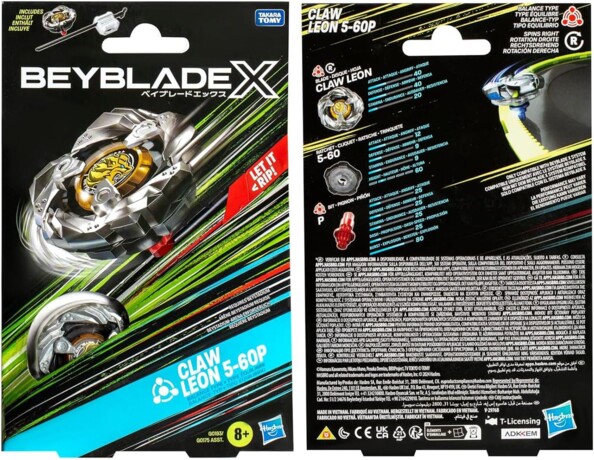 Hasbro Beyblade X Starter Pack Claw Leon 5-60P tol