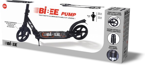 Bibee Pump Zwart step voor dagelijks gebruik