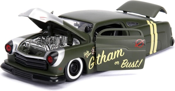 Jada 1951 Mercury modelauto met Harley Quinn actiefiguur