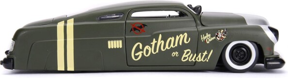 Jada 1951 Mercury modelauto met Harley Quinn actiefiguur
