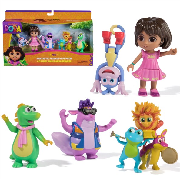Dora Fantastic Friends cadeauset met 5 figuren