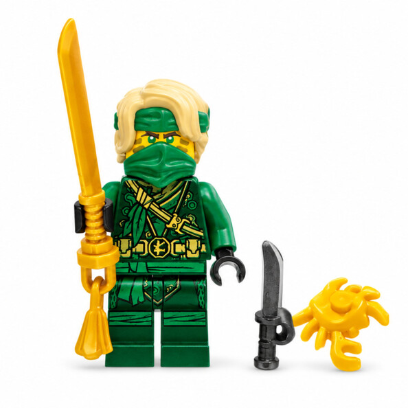 NINJAGO Lloyd met wapens en krabben