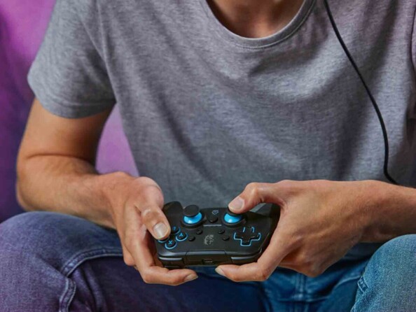 Draadloze controller voor Nintendo Switch met turbo en vibratie