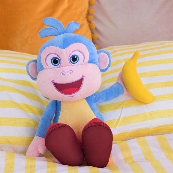 Dora interactieve knuffel Boots 35 cm met banaan