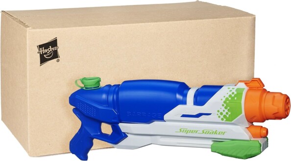 Super Soaker Barrage waterblaster met 3 sproeistanden