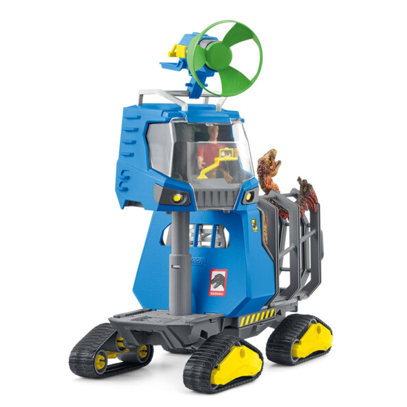 DINOSAURS vangvoertuig met Dakotaraptor en Ranger Flynn