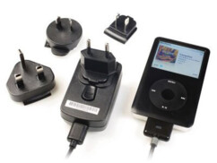 Wereldstekker met dockaansluiting voor iPhone en iPod