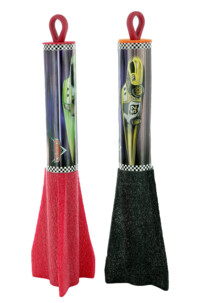 2 Fusees Cars: foam raketten met lanceerlus voor buitenspelen