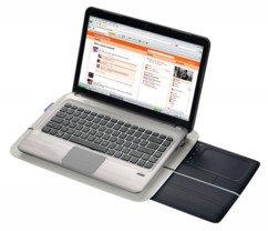 N600 standaard voor laptop met intrekbaar touchpad