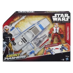 Star Wars Hero Mashers Attack Vehicle Resistance X-Wing Hasbro