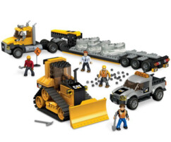 Mega Bloks CAT Heavy-Duty Transporter bouwset 97800