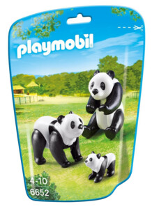 Playmobil Deux pandas avec bébé 6652