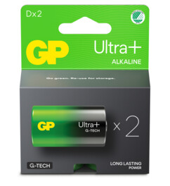 GP Ultra+ D LR20 batterijen 2 stuks