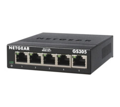 Snelle en stabiele netwerkuitbreiding met de NETGEAR GS305 5-poorts gigabit swit