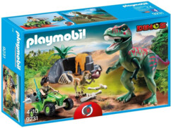 Playmobil T-Rex aanval