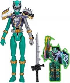 Hasbro Power Rangers Dino Fury Cosmic Armor Green Ranger actiefiguur