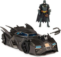 Spin Master Batman  all-terrain Batmobile met grijphaak en actiefiguur