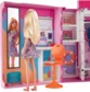 Barbie Deluxe dress-up koffer met pop en 30 kledingstukken