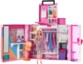 Barbie Deluxe dress-up koffer met pop en 30 kledingstukken