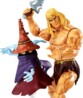 Mattel Masters of the Universe: Revelation Savage He-Man en Orko actiefiguren